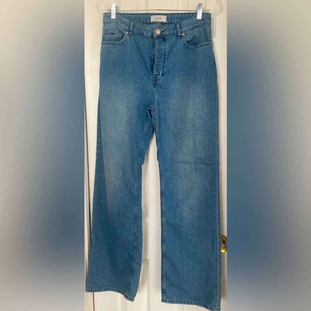 Ba&Sh Straight Leg Buttoned Sz3(8) Denim Women’s Jeans